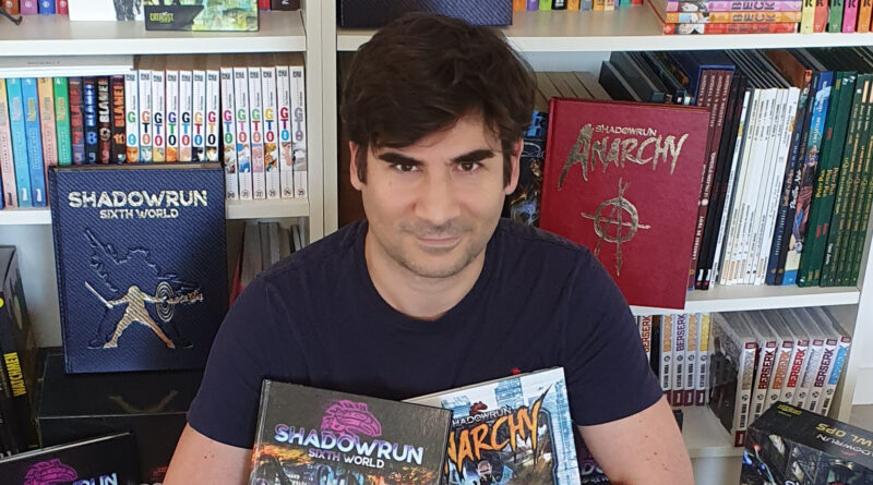 Benjamin Giletti et SR6 - Pour Shadowrun-jdr.fr - Bannière