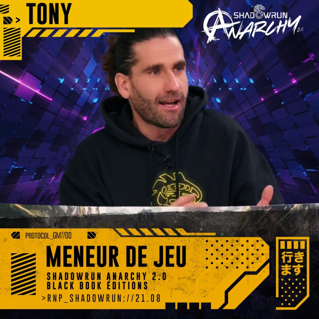 Role'n play Shadowrun: Anarchy 2.0 - Tony Bruno Maitre du jeu